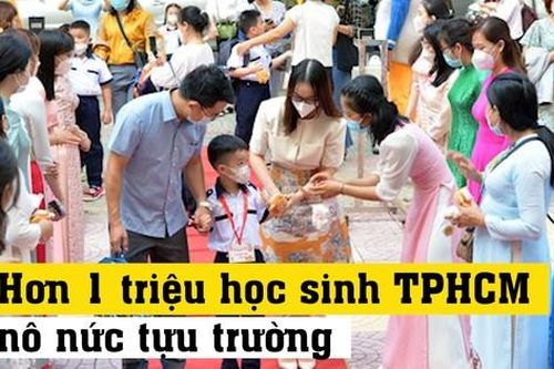 Hơn 1 triệu học sinh TPHCM nô nức tựu trường