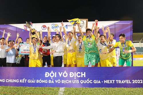 Sông Lam Nghệ An vô địch U15 quốc gia 2022