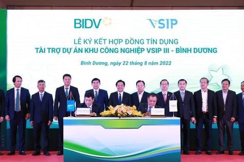 BIDV và VSIP ký kết hợp đồng tín dụng tài trợ Dự án đầu tư xây dựng Khu công nghiệp VSIP III – Bình Dương