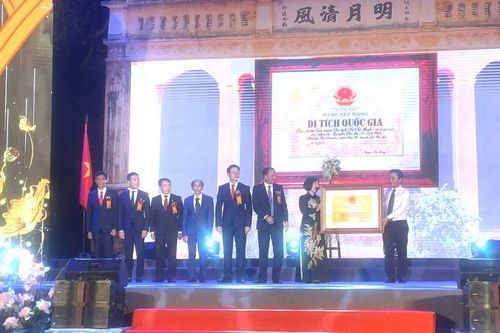 Di tích nhà cụ Nguyễn Thị An, nơi Bác Hồ từng ở và làm việc đón bằng Di tích quốc gia