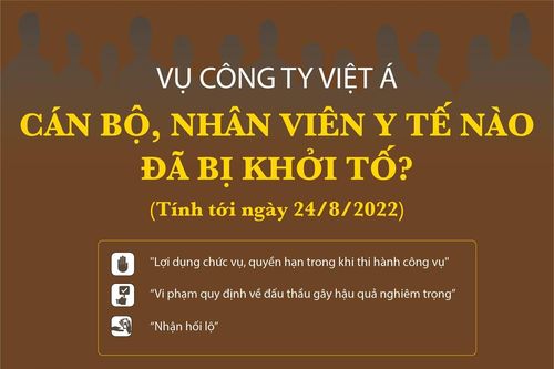 Vụ Công ty Việt Á: Cán bộ, nhân viên y tế nào đã bị khởi tố? (Bài 4)