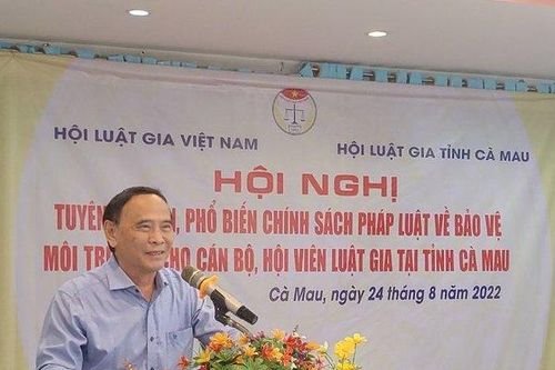 Hội nghị tuyên truyền, phổ biến chính sách, pháp luật về bảo vệ môi trường cho hội viên Hội Luật gia Việt Nam