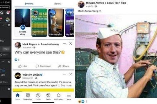 Facebook gặp lỗi lạ trên toàn cầu