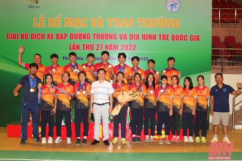 Giải vô địch Xe đạp đường trường và địa hình trẻ Quốc gia 2022 tổ chức tại Thanh Hóa thành công tốt đẹp