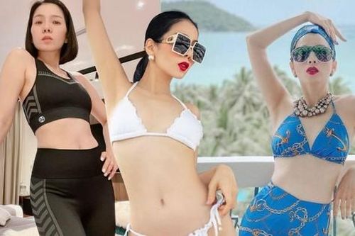 Tuổi 41 của Lệ Quyên: Chăm tập thể dục, body ngày càng nóng bỏng