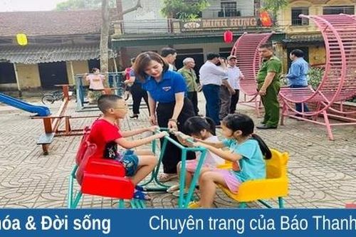 Thêm một khu vui chơi cho thiếu nhi ở Thọ Xuân