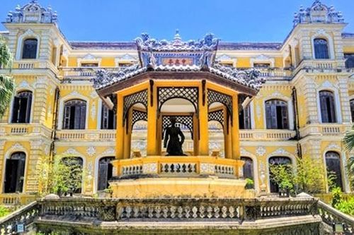 Chính phủ Pháp tài trợ dự án tu bổ mái di tích Khải Tường Lâu - cung An Định