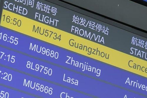 Mỹ đình chỉ 26 chuyến bay của các hãng hàng không Trung Quốc