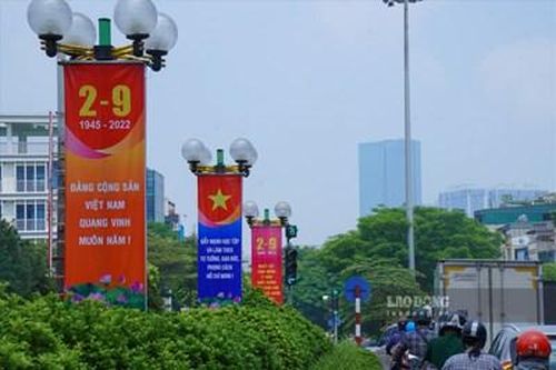 Cao điểm tuyên truyền về kỷ niệm 77 năm Cách mạng Tháng Tám và Quốc khánh