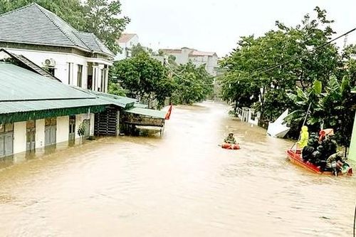 Nhiều tỉnh phía Bắc ngập lụt