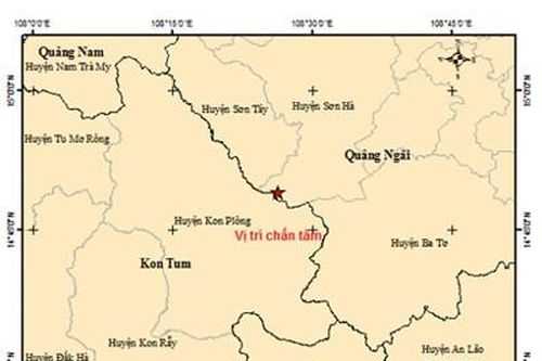 Động đất tại huyện Sơn Hà (Quảng Ngãi)