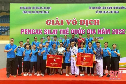 Thanh Hóa xếp thứ nhì toàn đoàn tại Giải vô địch Pencak Silat trẻ quốc gia 2022