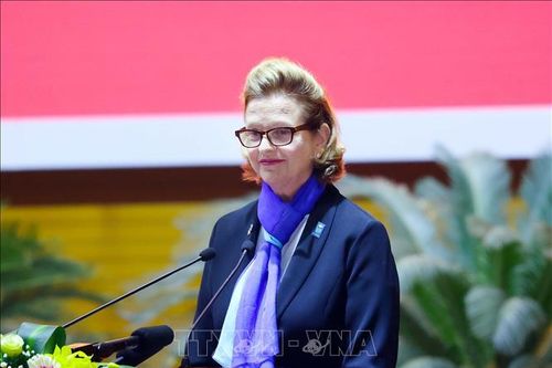 Trao Kỷ niệm chương 'Vì sự nghiệp Tài nguyên và Môi trường' tặng Trưởng đại diện UNDP tại Việt Nam