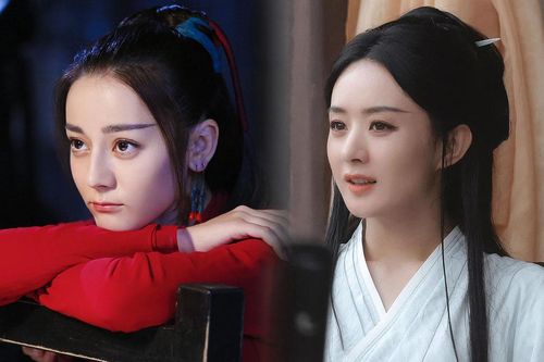 Cùng để lông mày ngang, Triệu Lệ Dĩnh như tiên nữ thoát tục, Địch Lệ Nhiệt Ba lại bị chê như sâu róm
