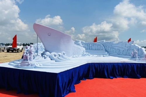 Thanh Hóa: Tượng đài con tàu tập kết gần 255 tỷ, bao giờ sẽ hoàn thành?