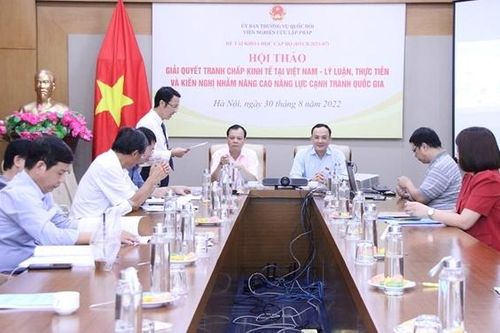 Hoàn thiện pháp luật về giải quyết tranh chấp kinh tế