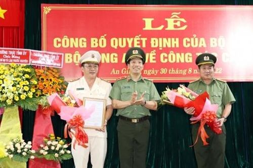Điều động và bổ nhiệm Giám đốc Công an Quảng Ninh, An Giang