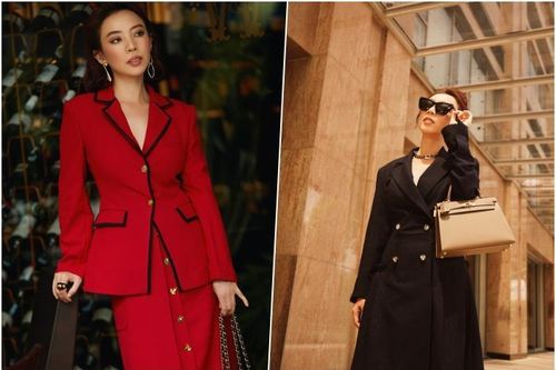 'Chị Mười Ba' Thu Trang thăng hạng nhan sắc sang chảnh xuống phố