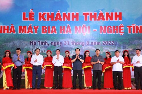 Hà Tĩnh: Khánh thành nhà máy bia có công suất 100 triệu lít/năm