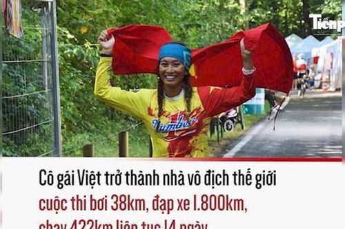 Thanh Vũ - Cô gái Việt trở thành nhà vô địch thế giới cuộc đua 3 môn phối hợp cự ly siêu dài