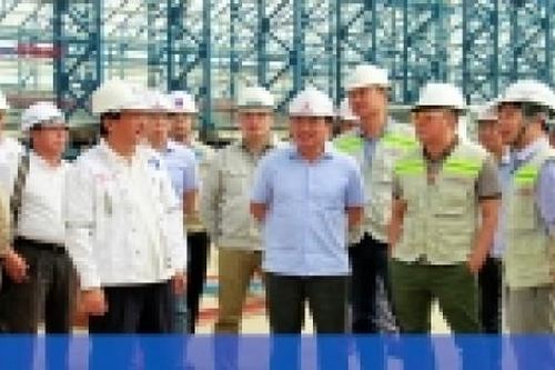 Chủ tịch HĐTV Petrovietnam chủ trì giao ban công trường dự án Nhiệt điện Dầu khí Thái Bình 2