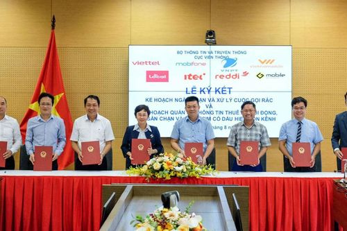 7 nhà mạng ký cam kết xử lý triệt để tin rác, cuộc gọi rác