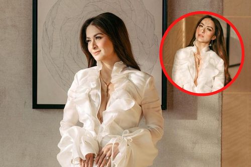 'Mỹ nhân đẹp nhất Philippines' Marian Rivera diện váy hở bạo o ép vòng 1