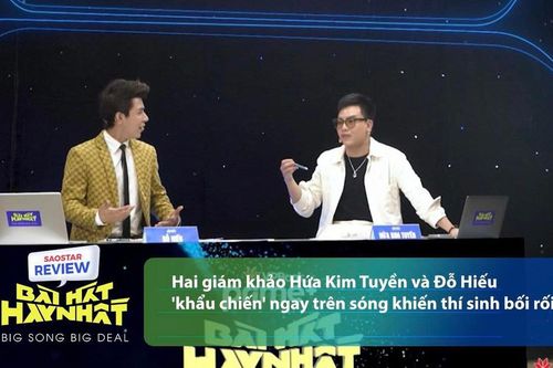 Hai giám khảo Hứa Kim Tuyền và Đỗ Hiếu 'khẩu chiến' ngay trên sóng khiến thí sinh bối rối