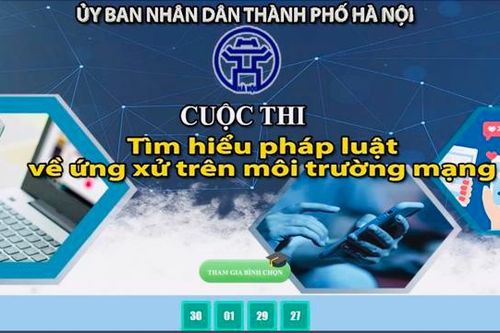 Từ 1/9, bình chọn video 'Tìm hiểu pháp luật về ứng xử trên môi trường mạng'