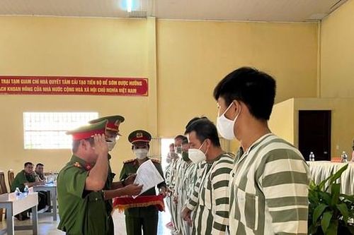 39 phạm nhân đủ điều kiện được giảm án, tha tù trước hạn