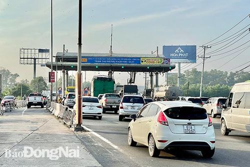 Đảm bảo an toàn giao thông tại các trạm thu phí quốc lộ 51 dịp nghỉ lễ