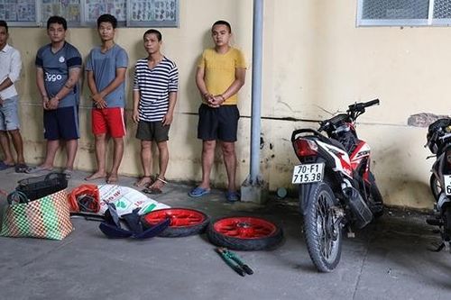 Bắt nhóm 'dơi đêm' gây ra gần 40 vụ trộm, đem tài sản sang Campuchia tiêu thụ