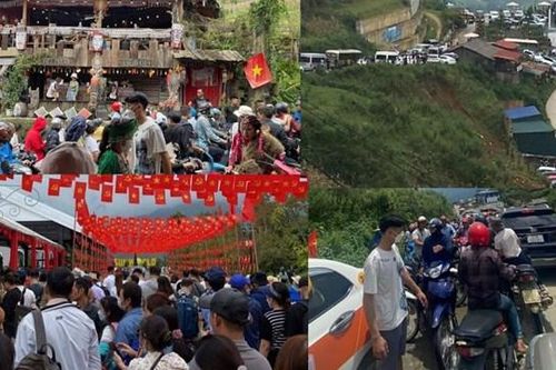 Lào Cai: Vạn người đổ dồn về Sa Pa, du khách than khổ