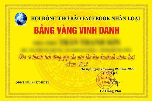 Cẩn trọng sau những 'bảng vàng vinh danh'