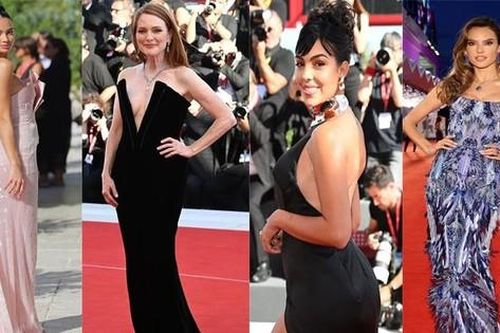 LHP Venice ngày 2: Minh tinh U70 sexy với mốt 'thả rông', bạn gái Ronaldo khoe body đẫy đà