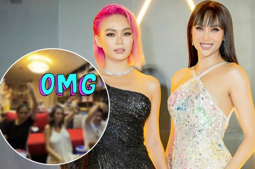 Võ Hoàng Yến và Mâu Thủy vừa hát vừa nhảy cực sung Pink Venom của BlackPink: Ai làm lại hai chị nữa!