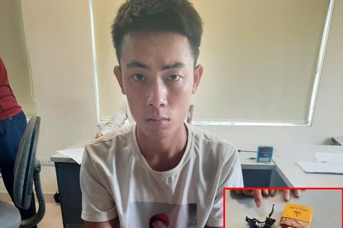 Một đối tượng bị Công an bắt quả tang khi đang giao dịch ma túy