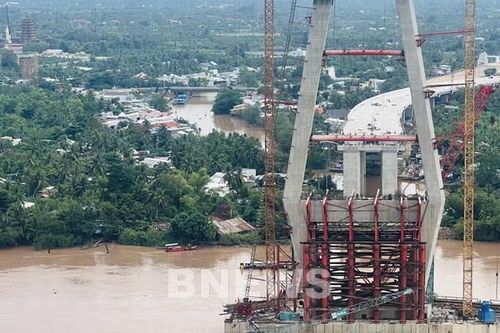 Cầu Mỹ Thuận 2 thi công xuyên nghỉ lễ