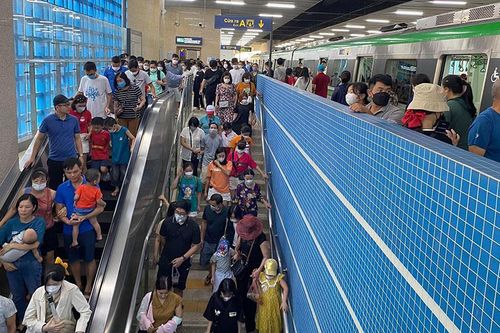 Đường sắt đô thị Cát Linh – Hà Đông phá kỷ lục đón khách trong ngày Quốc khánh 2-9