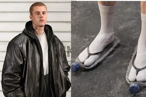 Justin Bieber không đi dép xỏ ngón từ vỏ chai