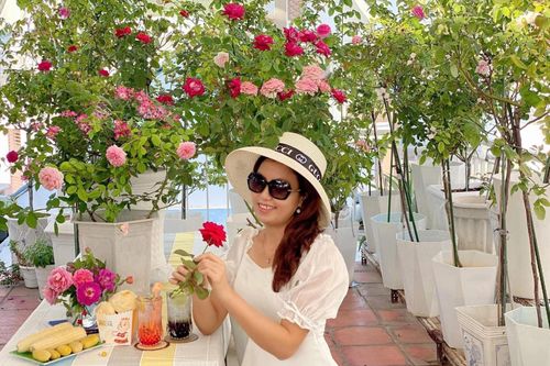 Ít không gian, người mẹ ở TP.HCM biến sân thượng thành vườn hồng