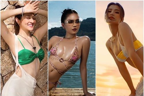 Mỹ nhân Việt 'náo loạn' MXH bằng loạt ảnh bikini nóng bỏng dịp nghỉ lễ