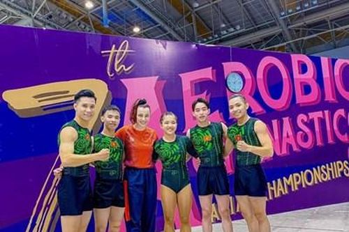 Đội tuyển aerobic Việt Nam giành 5 huy chương vàng châu Á