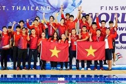 Đội tuyển lặn Việt Nam xếp thứ nhất tại cúp thế giới 2022