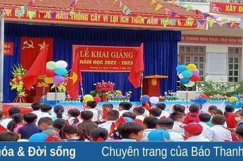 Tưng bừng lễ khai giảng năm học mới tại các huyện vùng cao Thanh Hóa