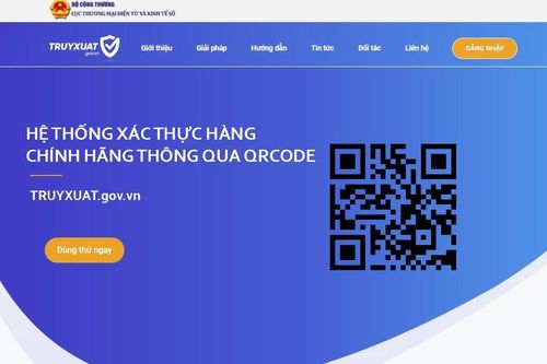 Xác thực qua QRCode để chống hàng giả trên thương mại điện tử