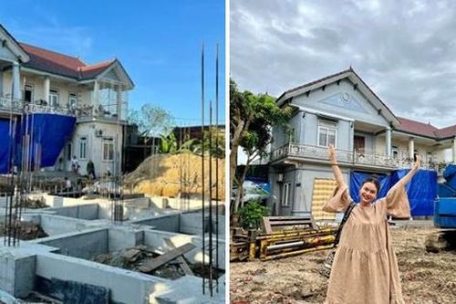 Ca sĩ Phạm Phương Thảo gây bất ngờ khi xây biệt thự hoành tráng ở quê