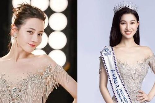 Ngắm bộ váy có lai lịch đặc biệt mà Á hậu Phương Nhi mặc đụng hàng Địch Lệ Nhiệt Ba