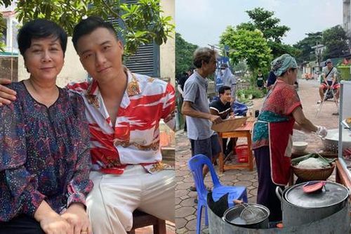 NSND Minh Hằng khoe ảnh hậu trường bán bún trong 'Đấu trí'