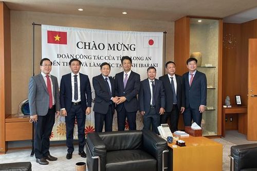 Đoàn Công tác tỉnh Long An thăm, làm việc tại tỉnh Ibaraki, Nhật Bản